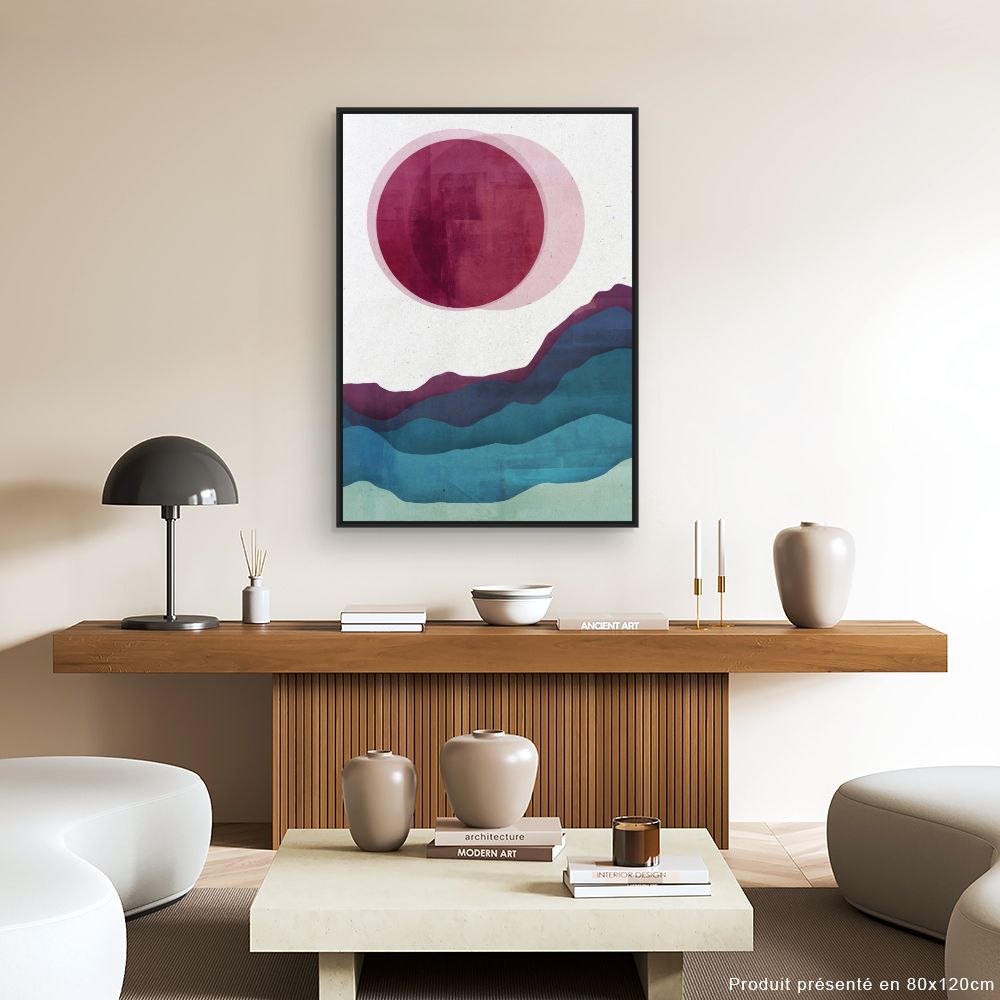 Tableau Paysage abstrait serein