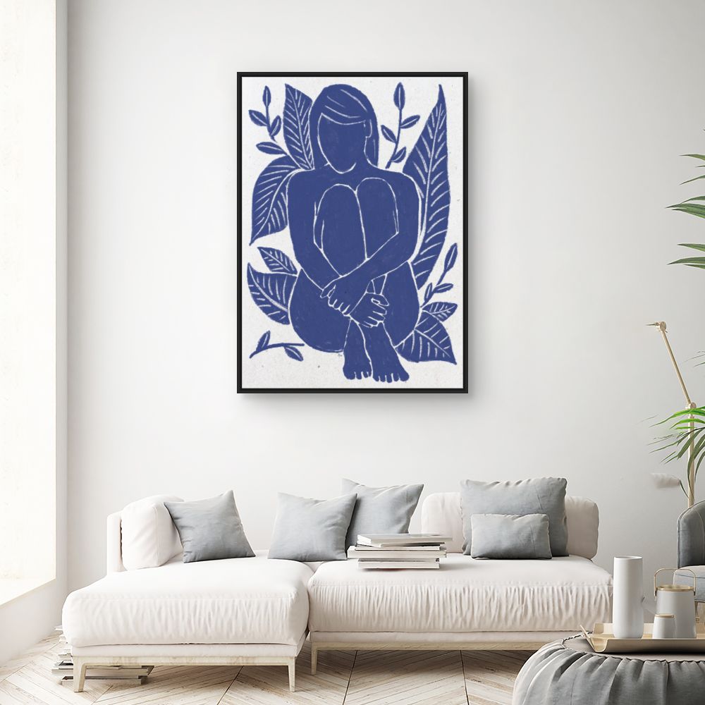 Tableau Silhouette végétale élégante