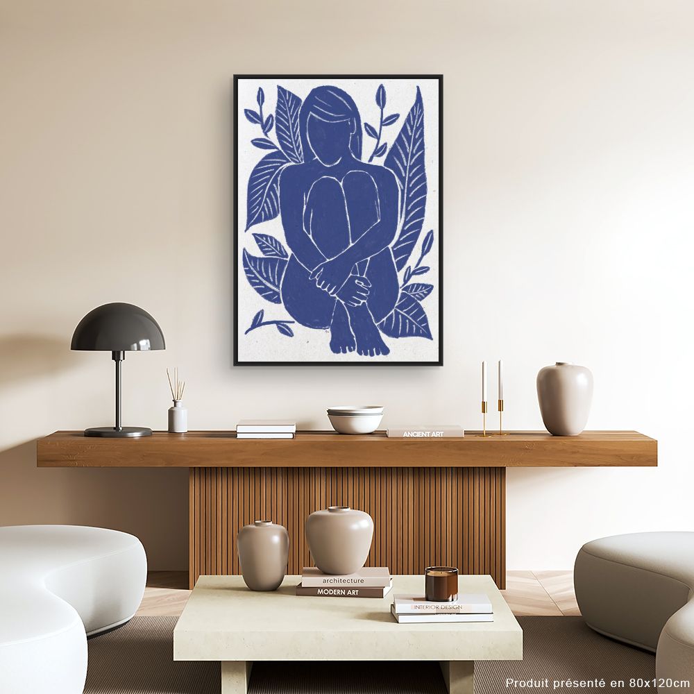 Tableau Silhouette végétale élégante