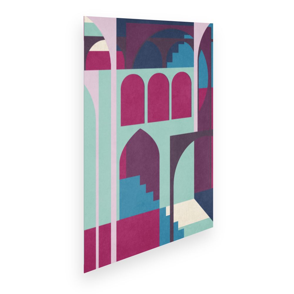 Affiche Arches géométriques