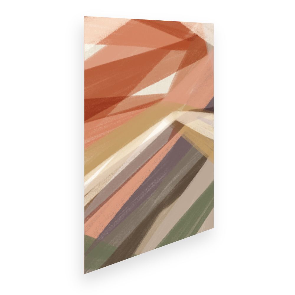 Affiche Patchwork coloré