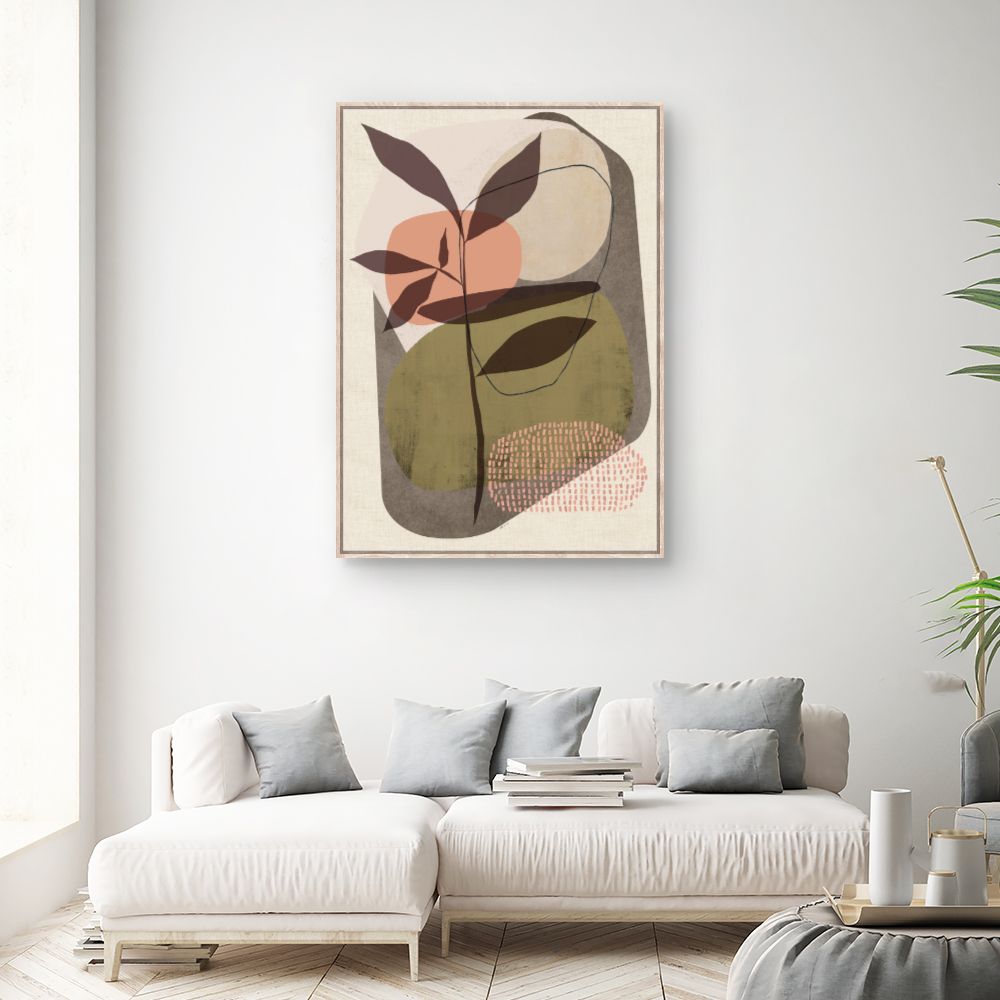 Tableau Abstrait botanique moderne