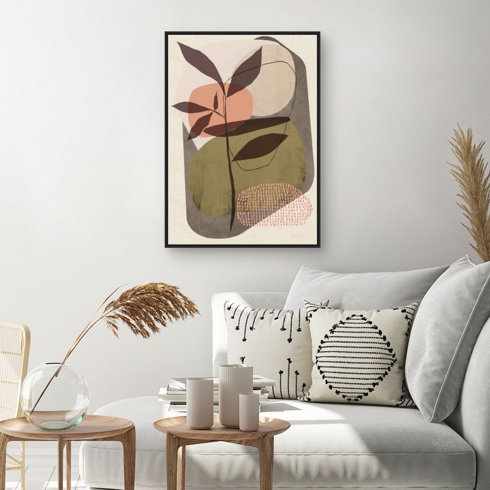 Tableau Abstrait botanique moderne