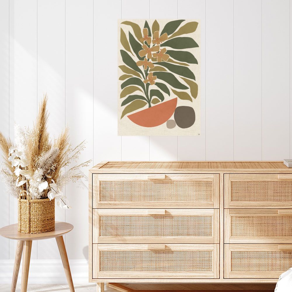 Affiche Fleurs stylisées