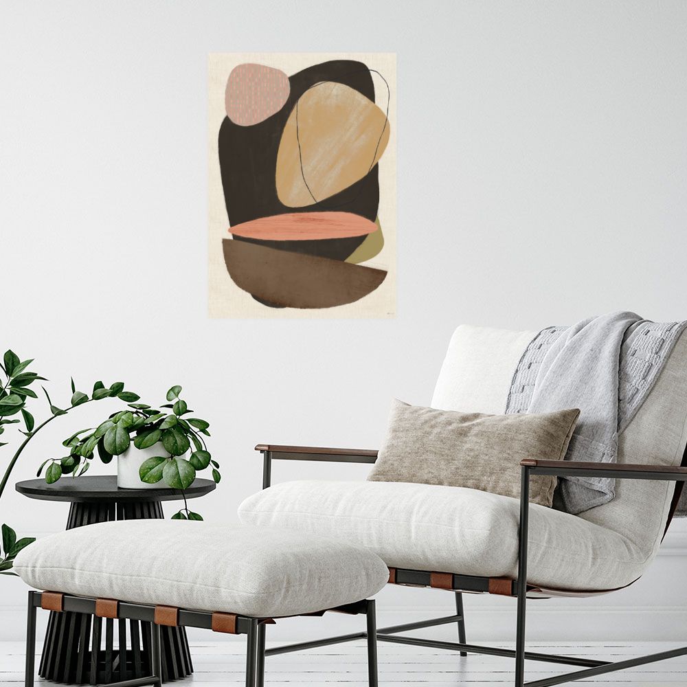 Affiche Formes abstraites élégantes