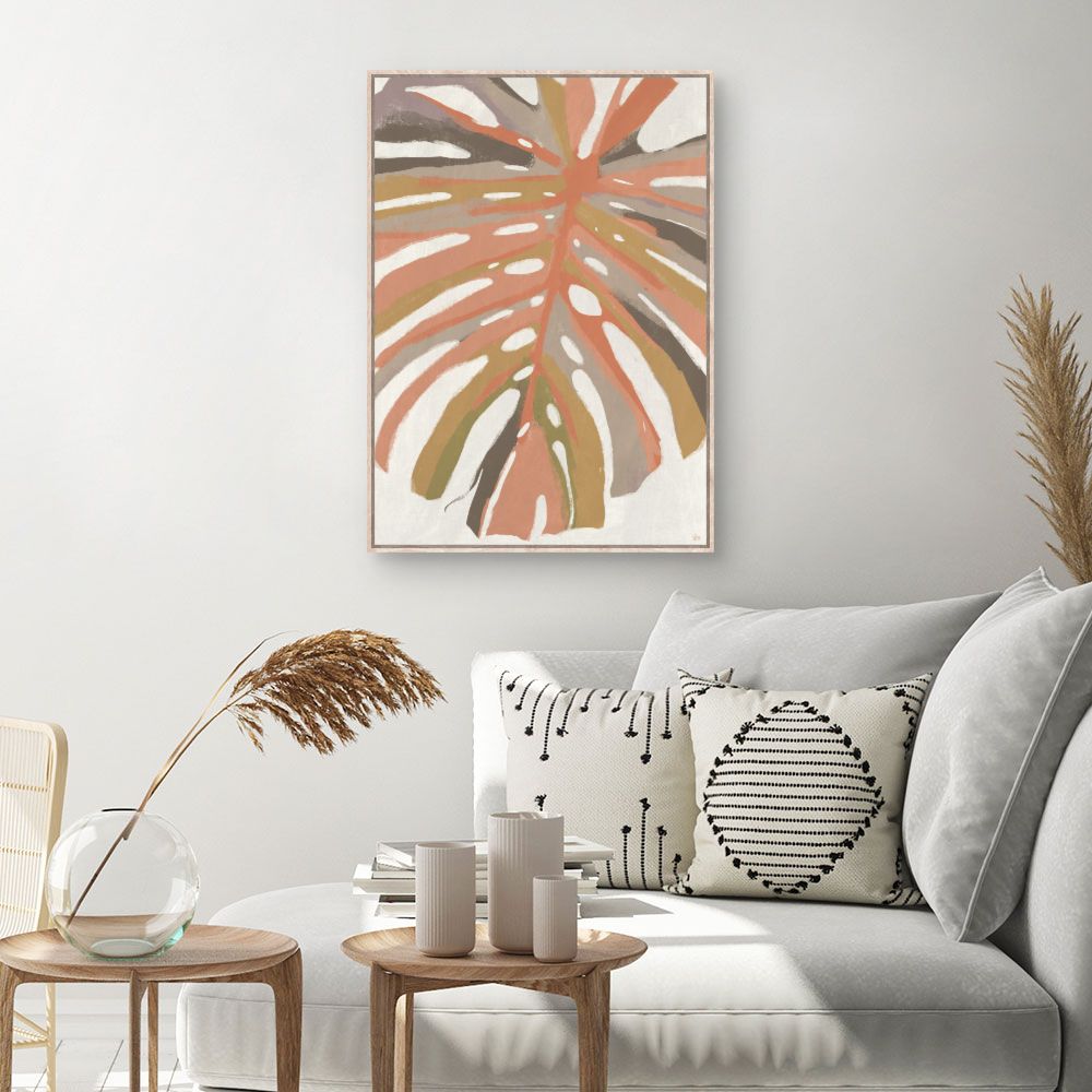 Tableau Feuille tropicale moderne