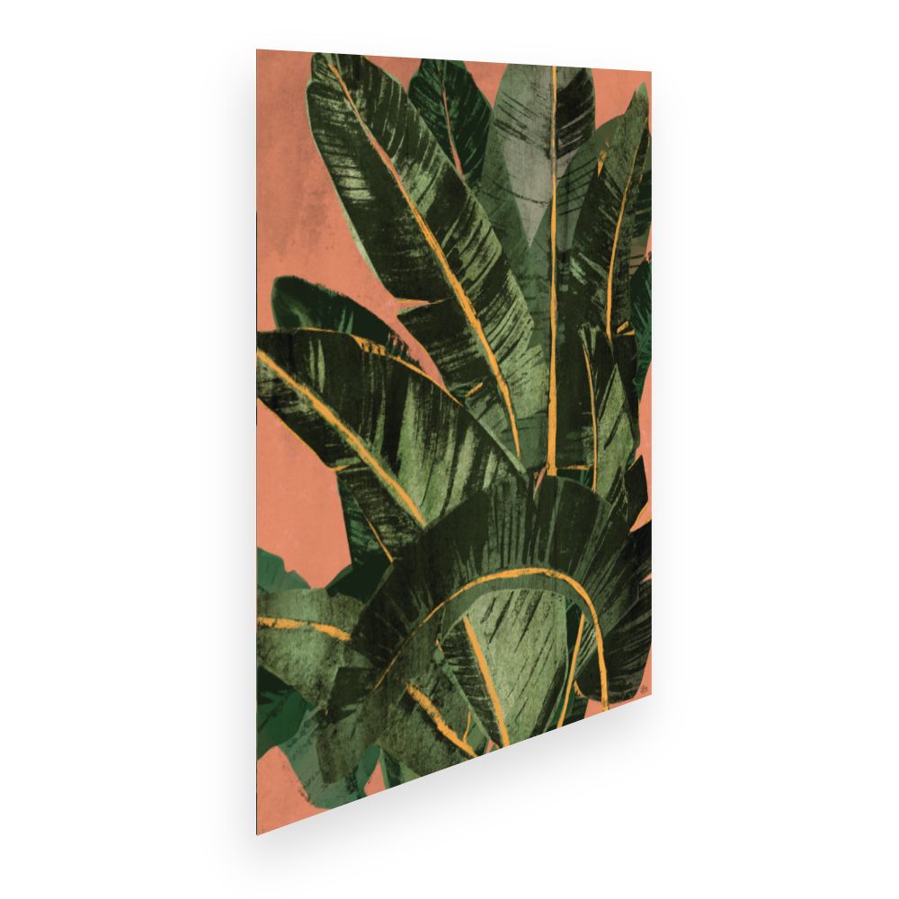 Affiche Feuilles exotiques vibrantes