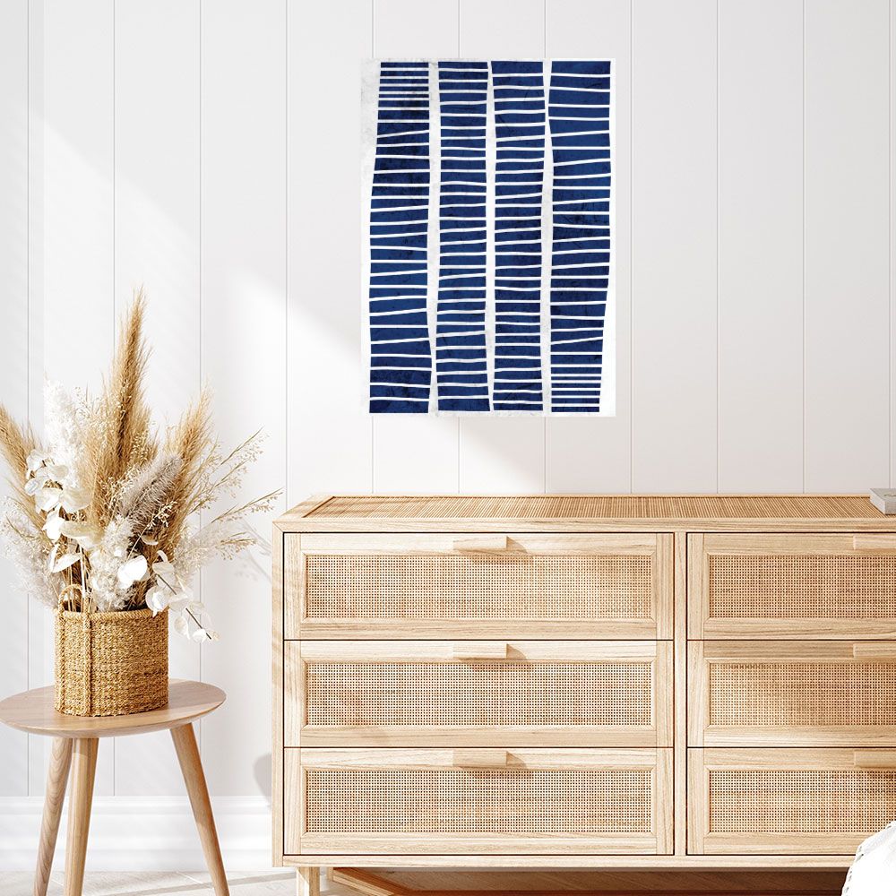 Affiche Lignes ondulantes modernes