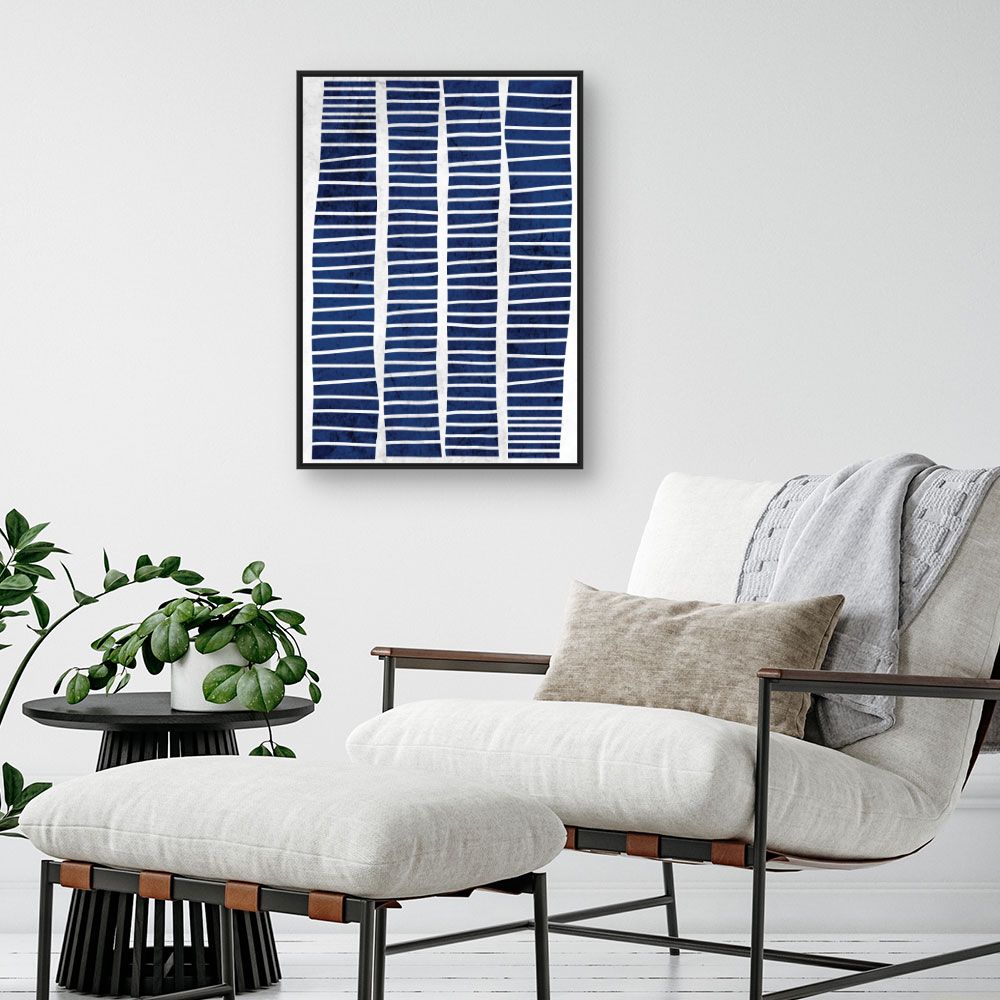 Tableau Lignes ondulées