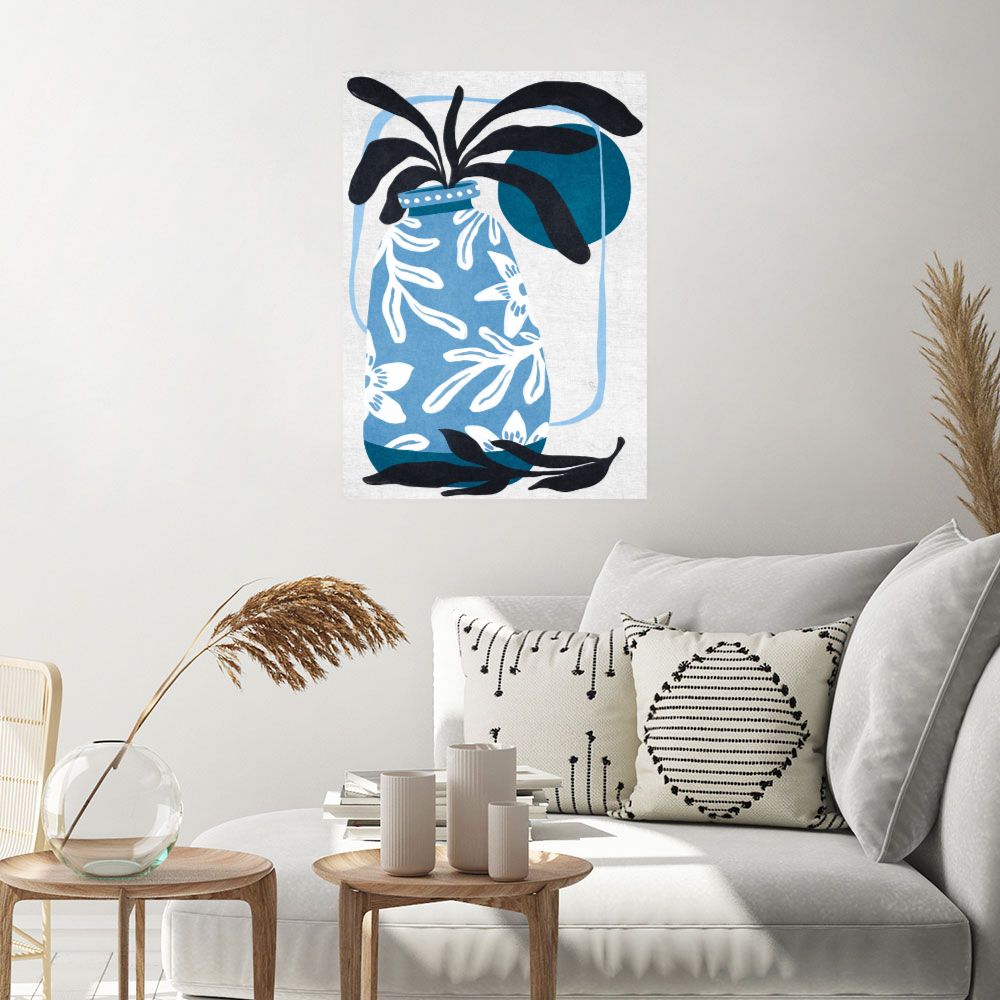Affiche Vase fleuri élégant