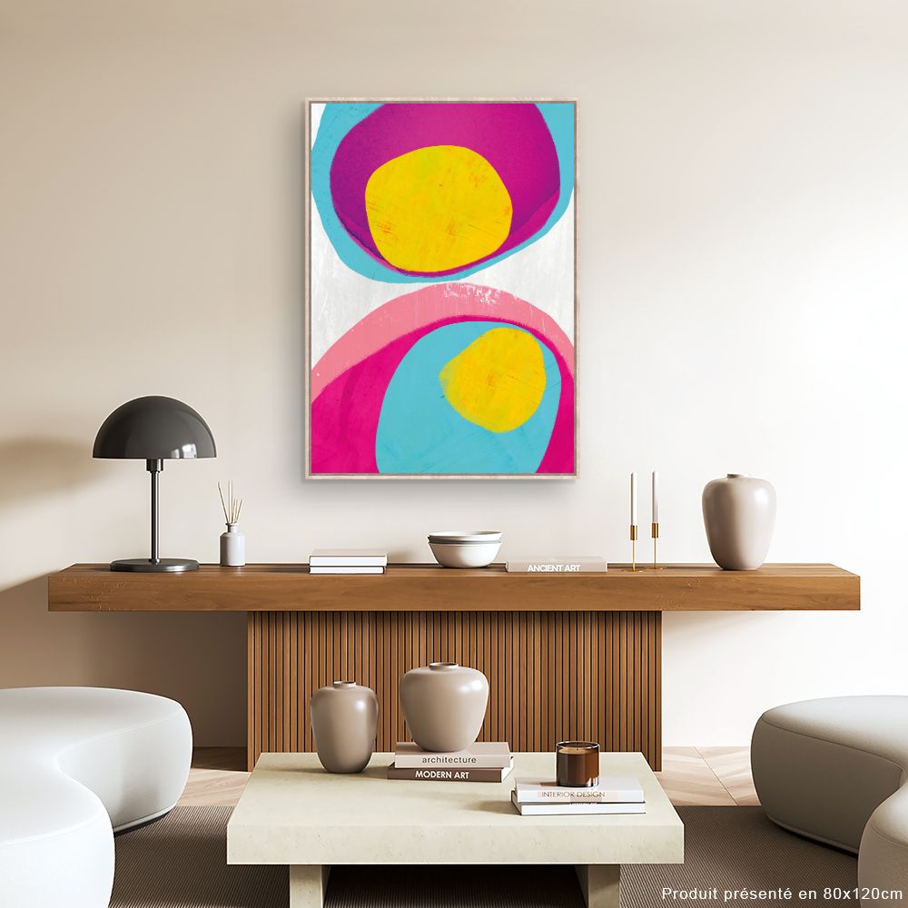 Tableau Cercles abstraits vifs