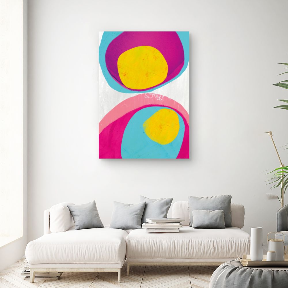 Tableau Cercles abstraits vifs