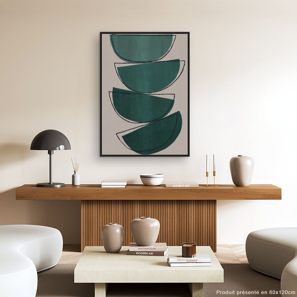 Tableau Empilement demi-lunes