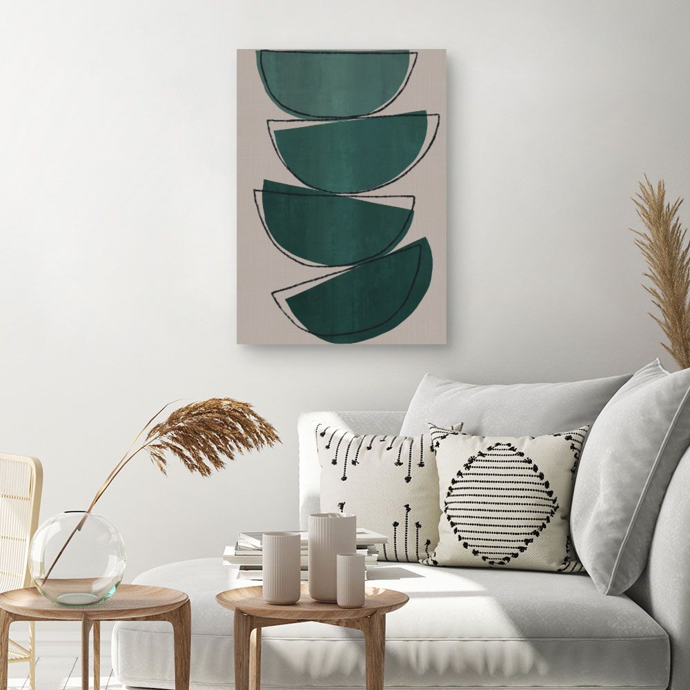 Tableau Empilement demi-lunes