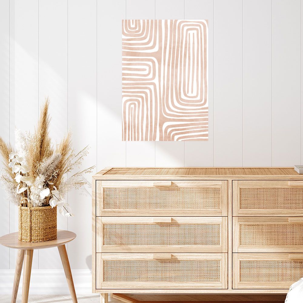 Affiche Lignes organiques