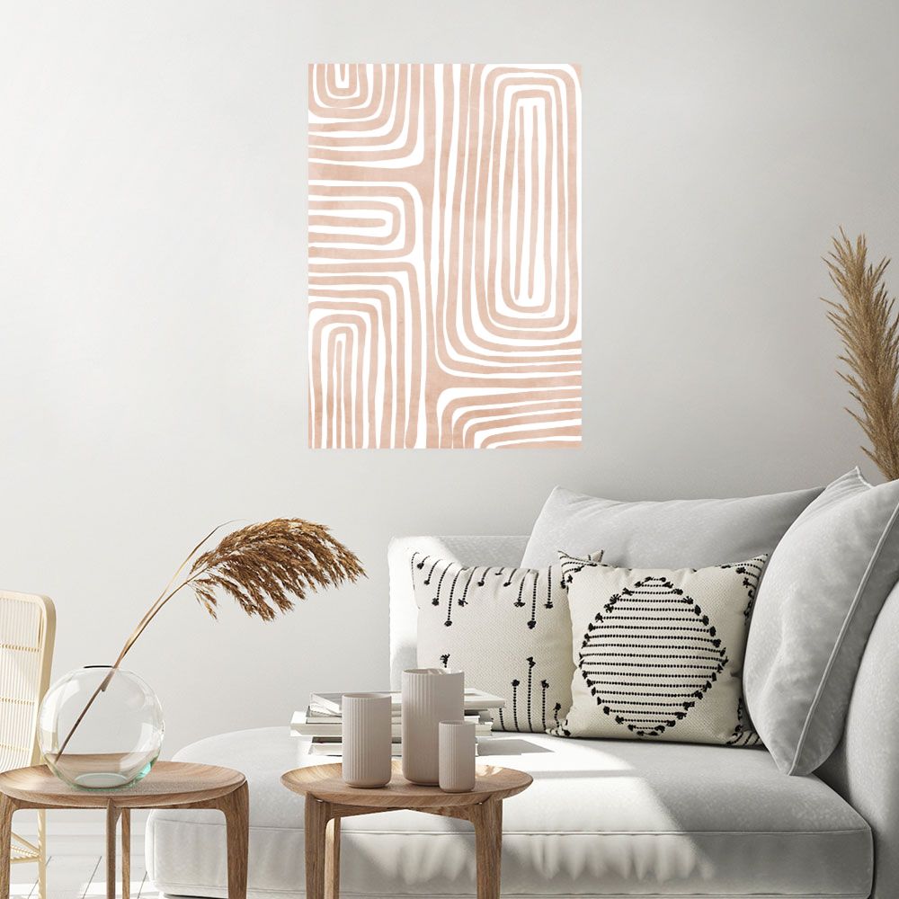 Affiche Lignes organiques