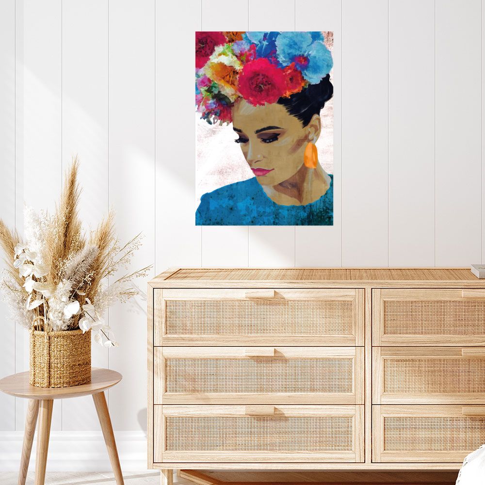 Affiche Fleur exubérante