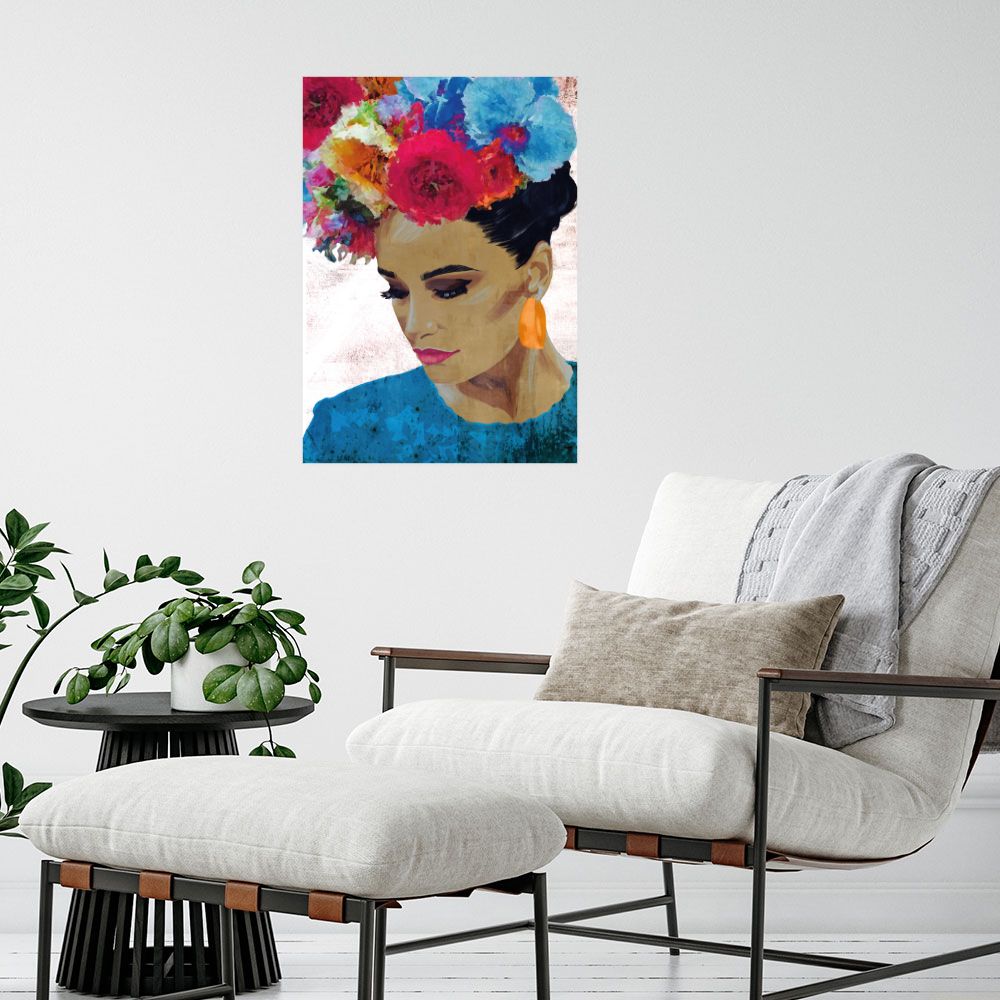 Affiche Fleur exubérante