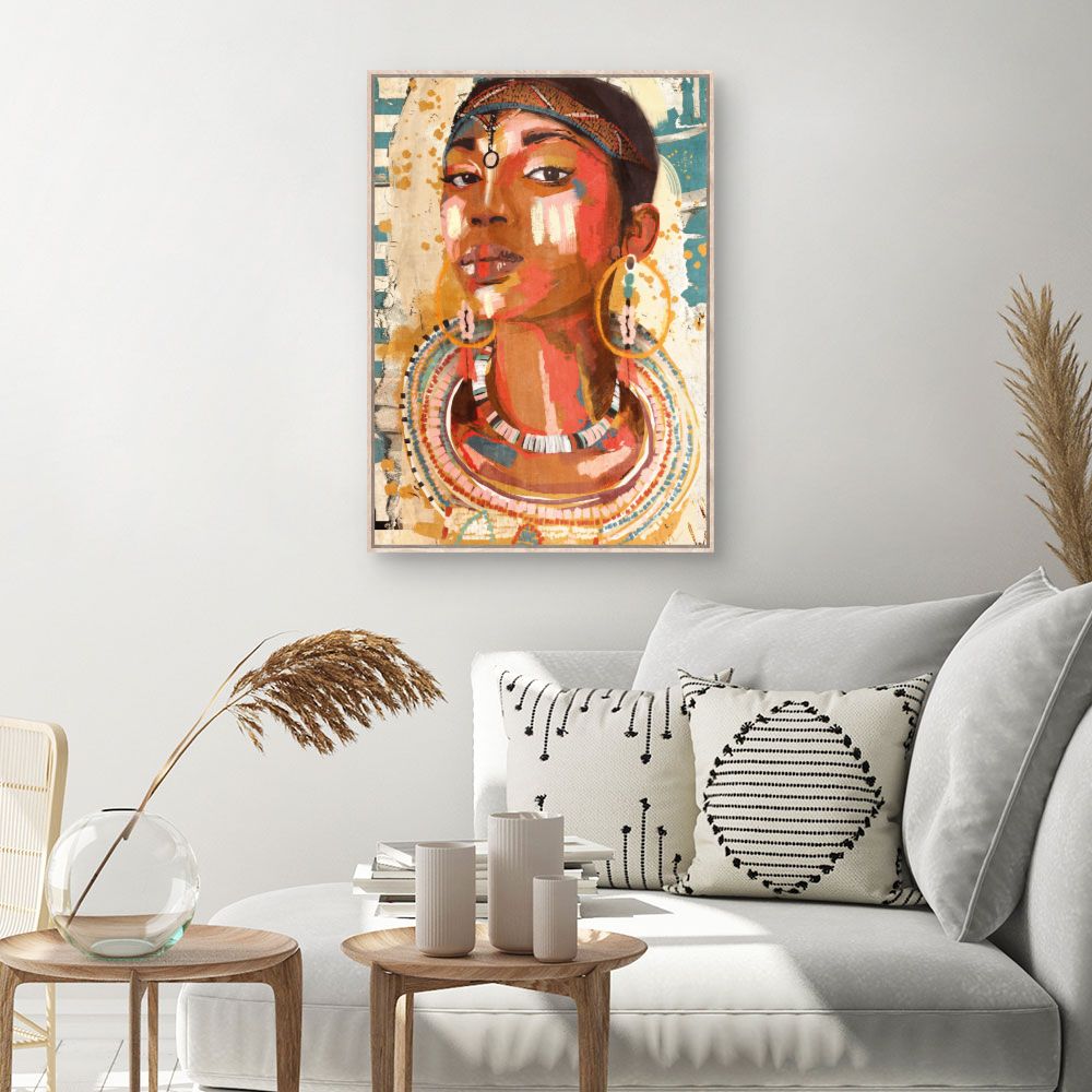 Tableau Portrait vibrant