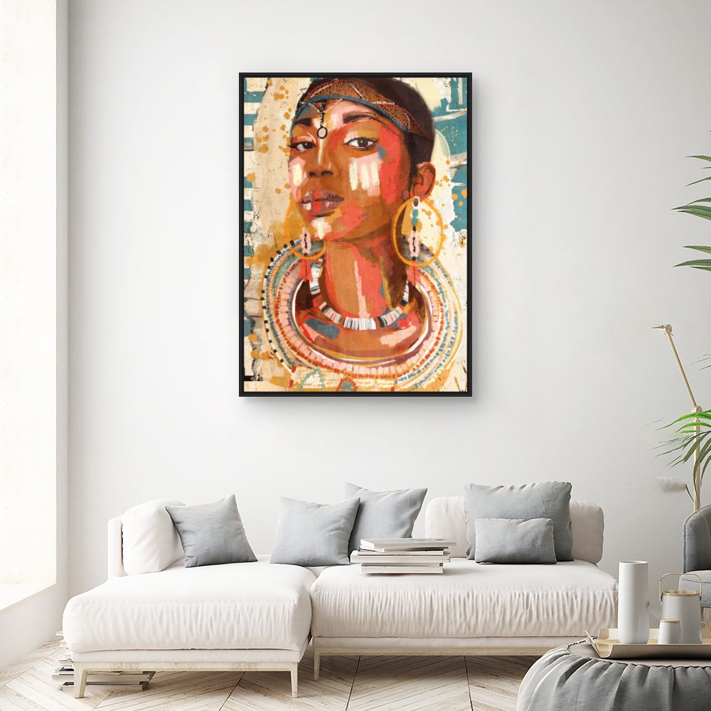 Tableau Portrait vibrant