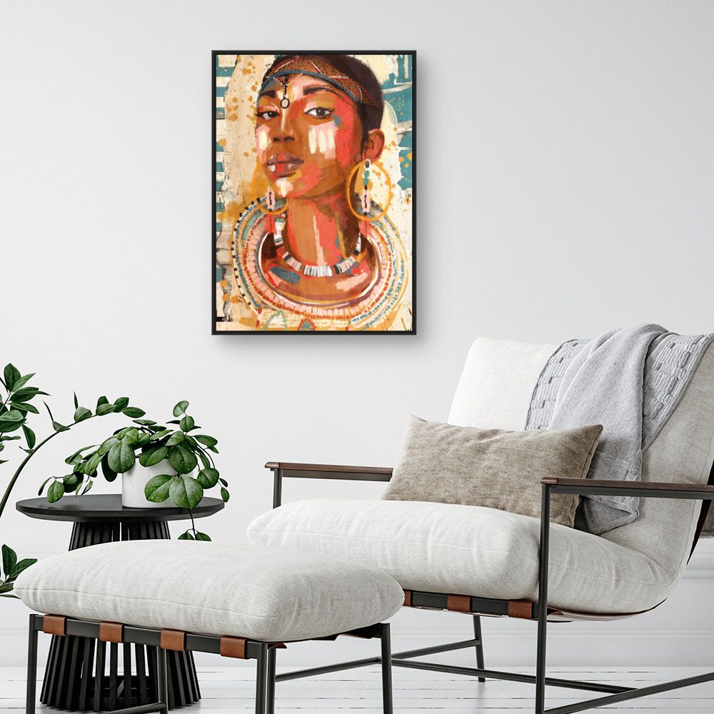 Tableau Portrait vibrant