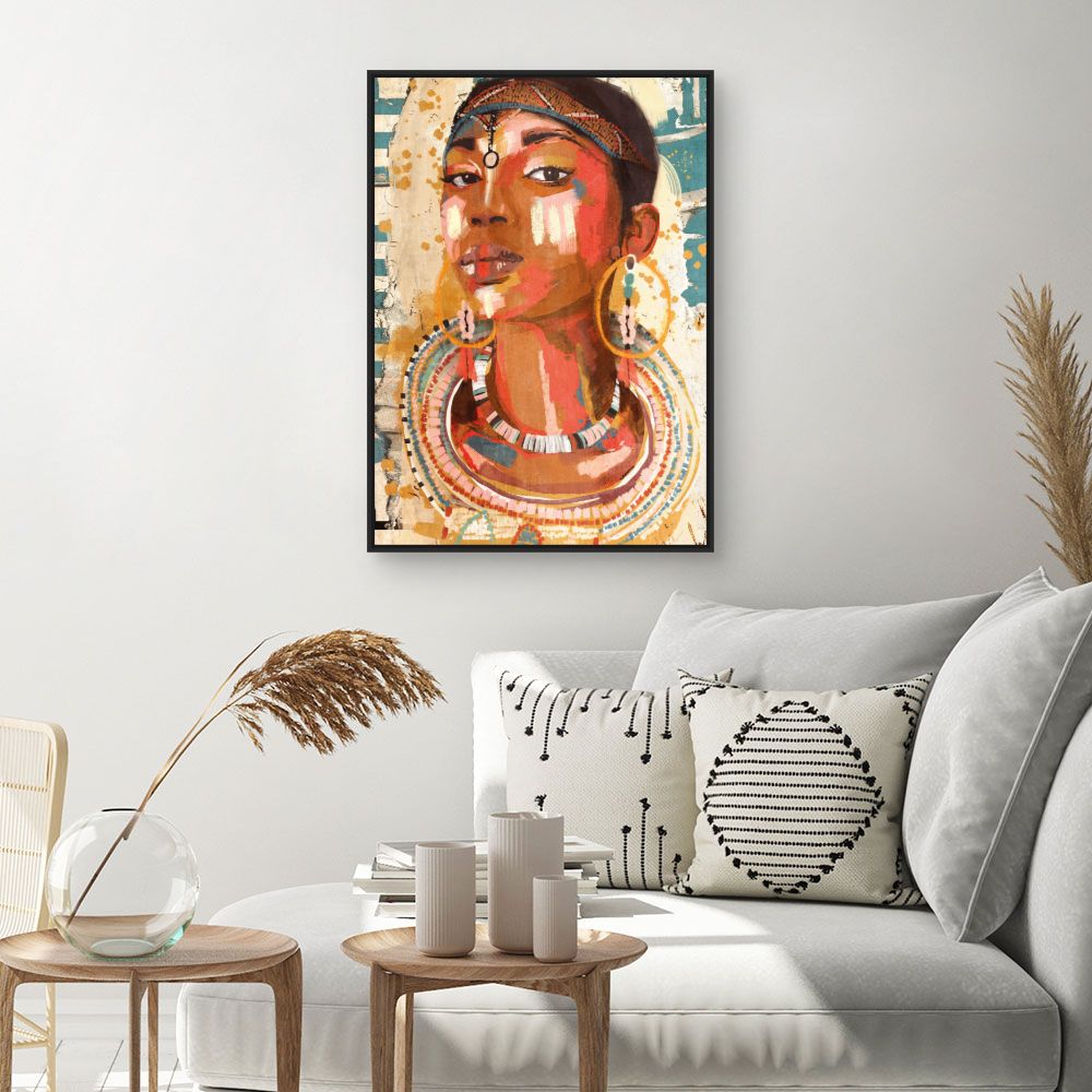 Tableau Portrait vibrant