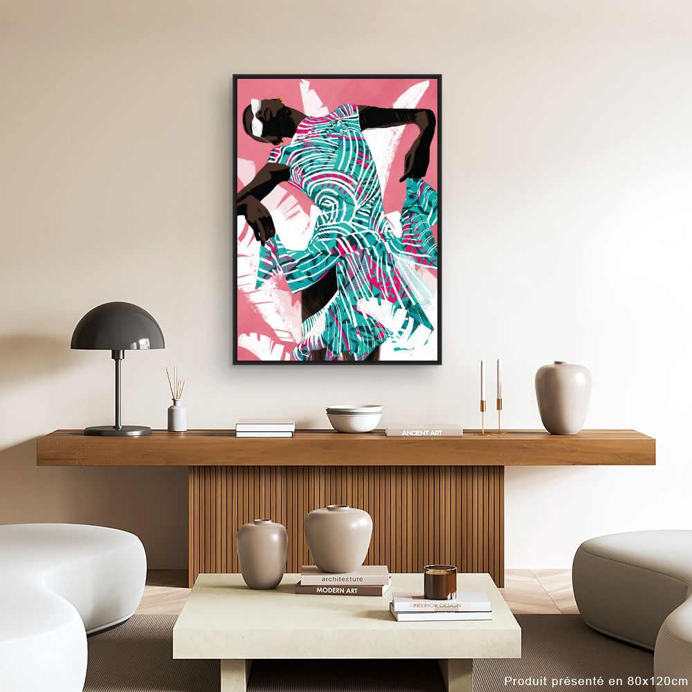 Tableau Danse stylisée dynamique