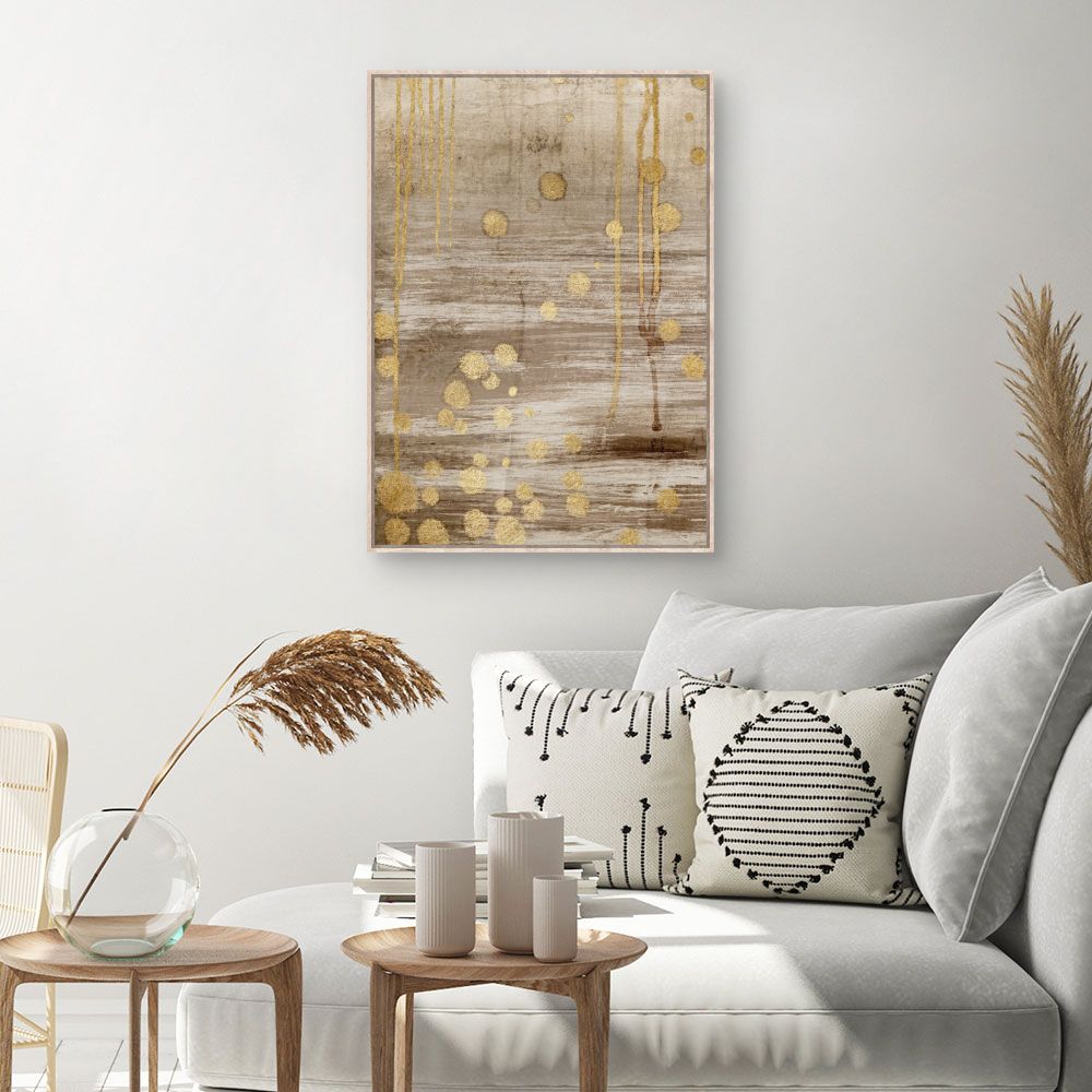 Tableau Éclats dorés artistiques