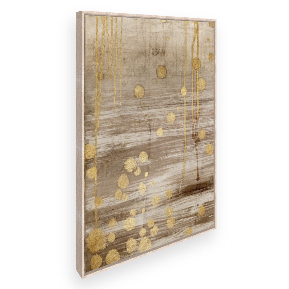 Toile Éclats dorés artistiques