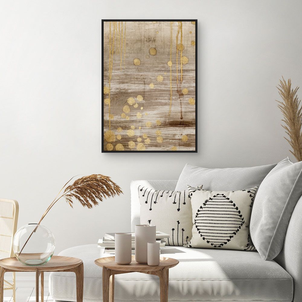 Tableau Éclats dorés artistiques