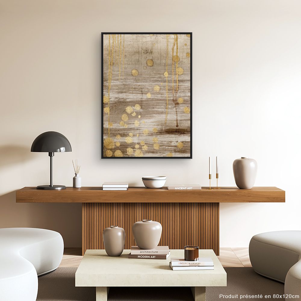 Tableau Éclats dorés artistiques