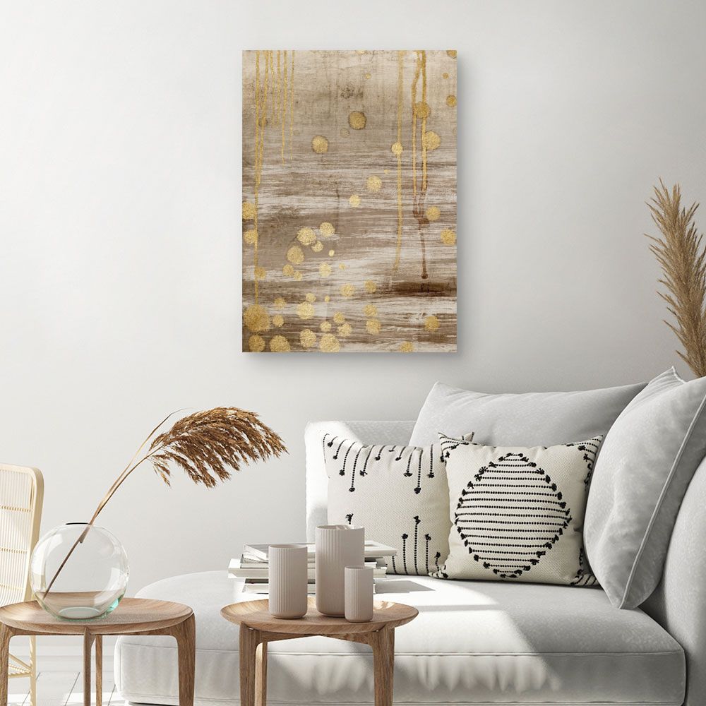 Tableau Éclats dorés artistiques