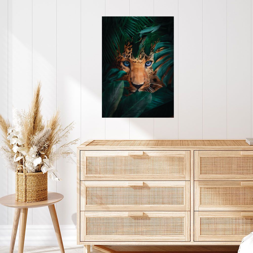 Affiche Regard félin intense