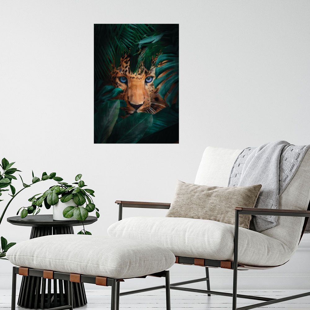 Affiche Regard félin intense