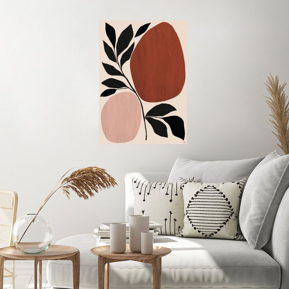 Affiche Formes organiques minimalistes