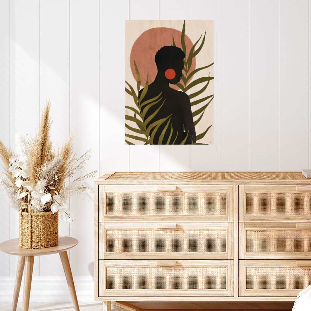 Affiche Silhouette végétale élégante