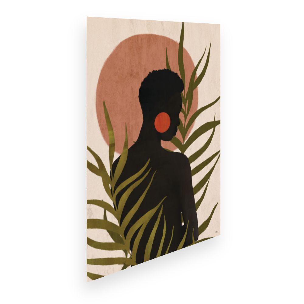 Affiche Silhouette végétale élégante