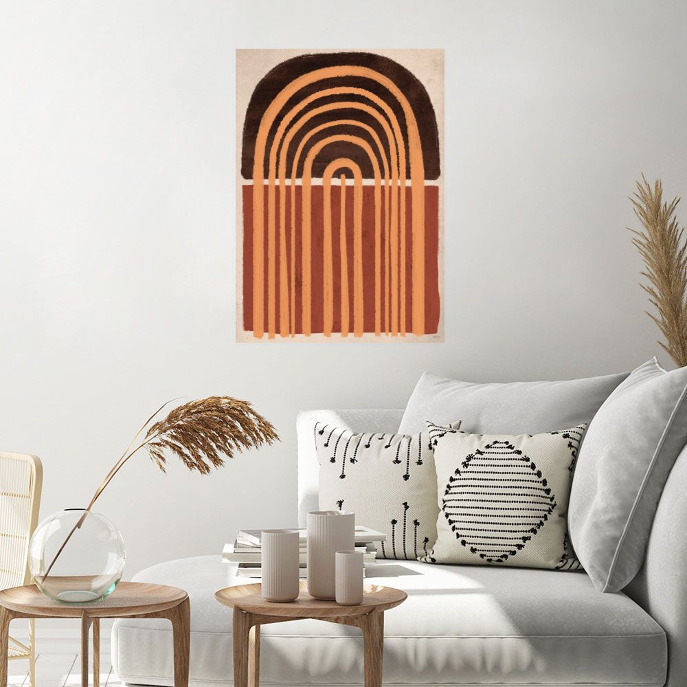 Affiche Arcs organiques élégants