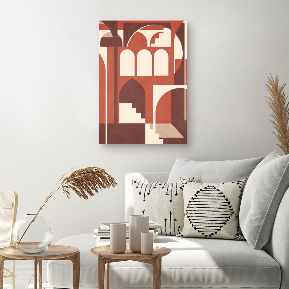 Tableau Arches géométriques