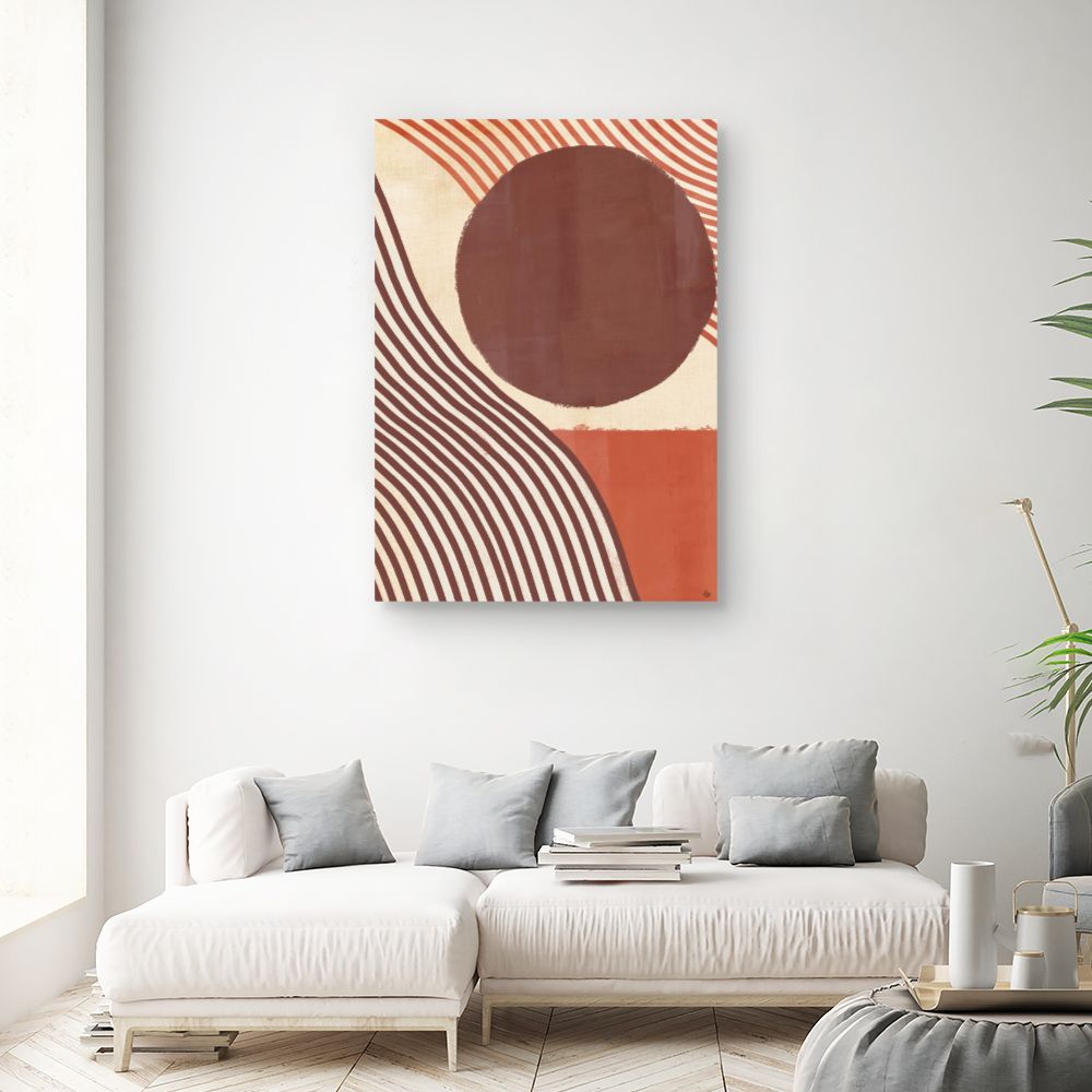 Tableau Lignes ondulées modernes