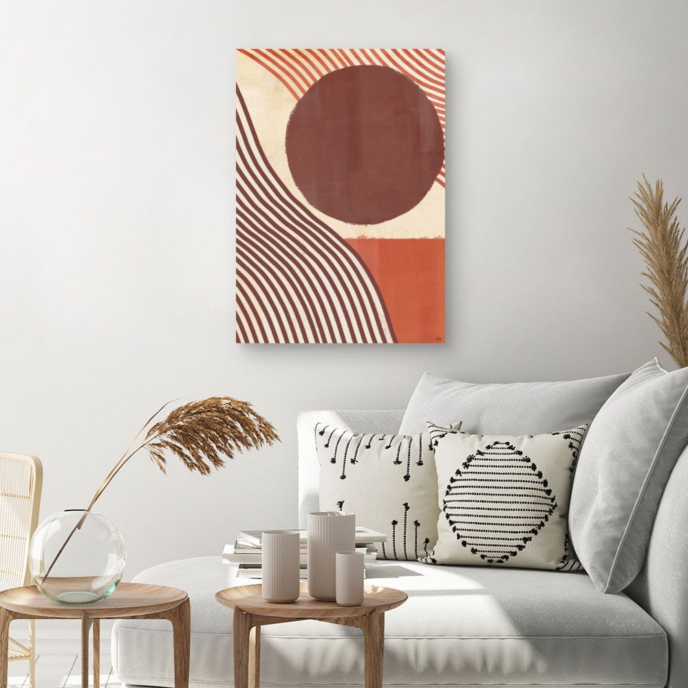 Tableau Lignes ondulées modernes