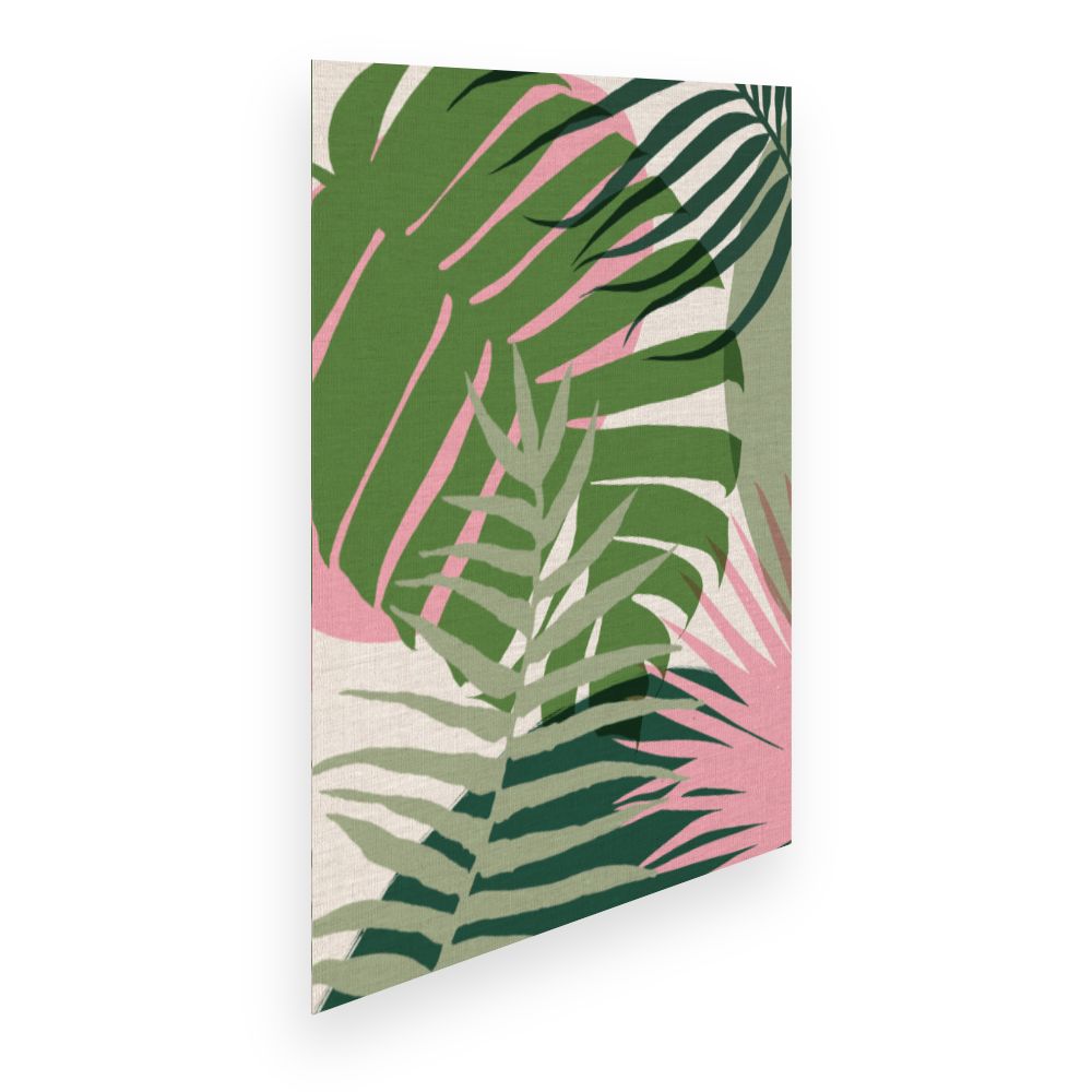 Affiche Feuilles tropicales luxuriantes