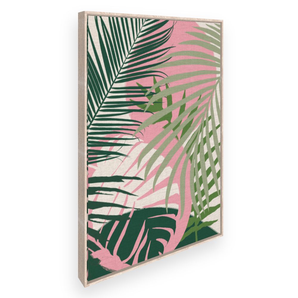 Toile Feuilles tropicales