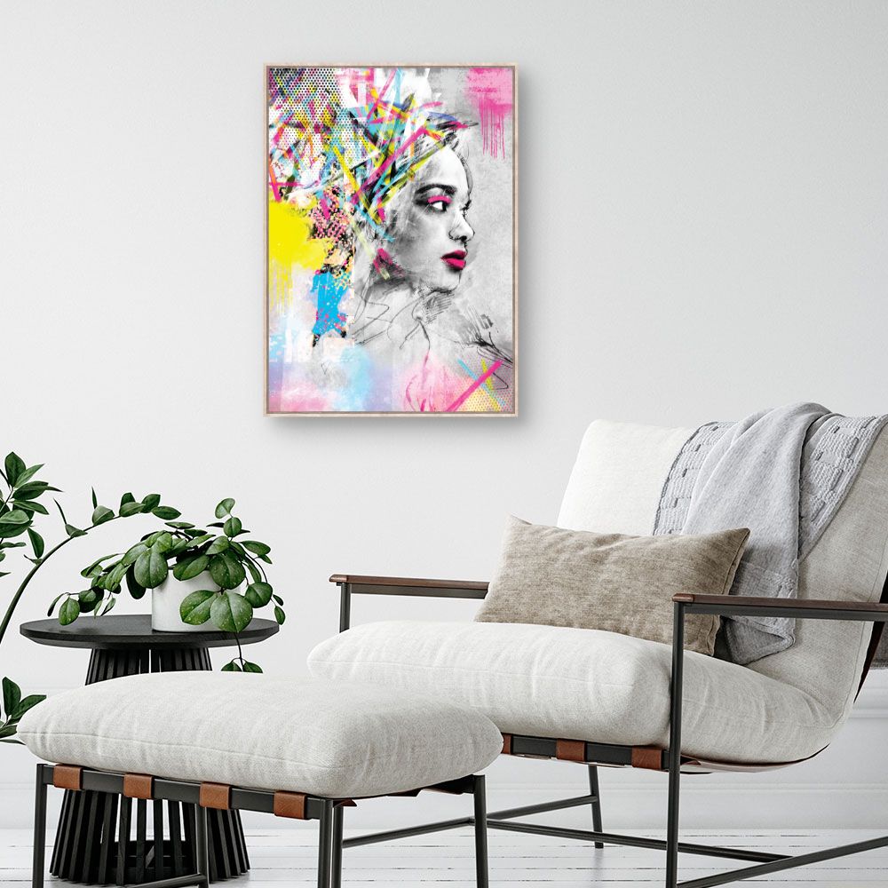 Tableau Portrait vibrant
