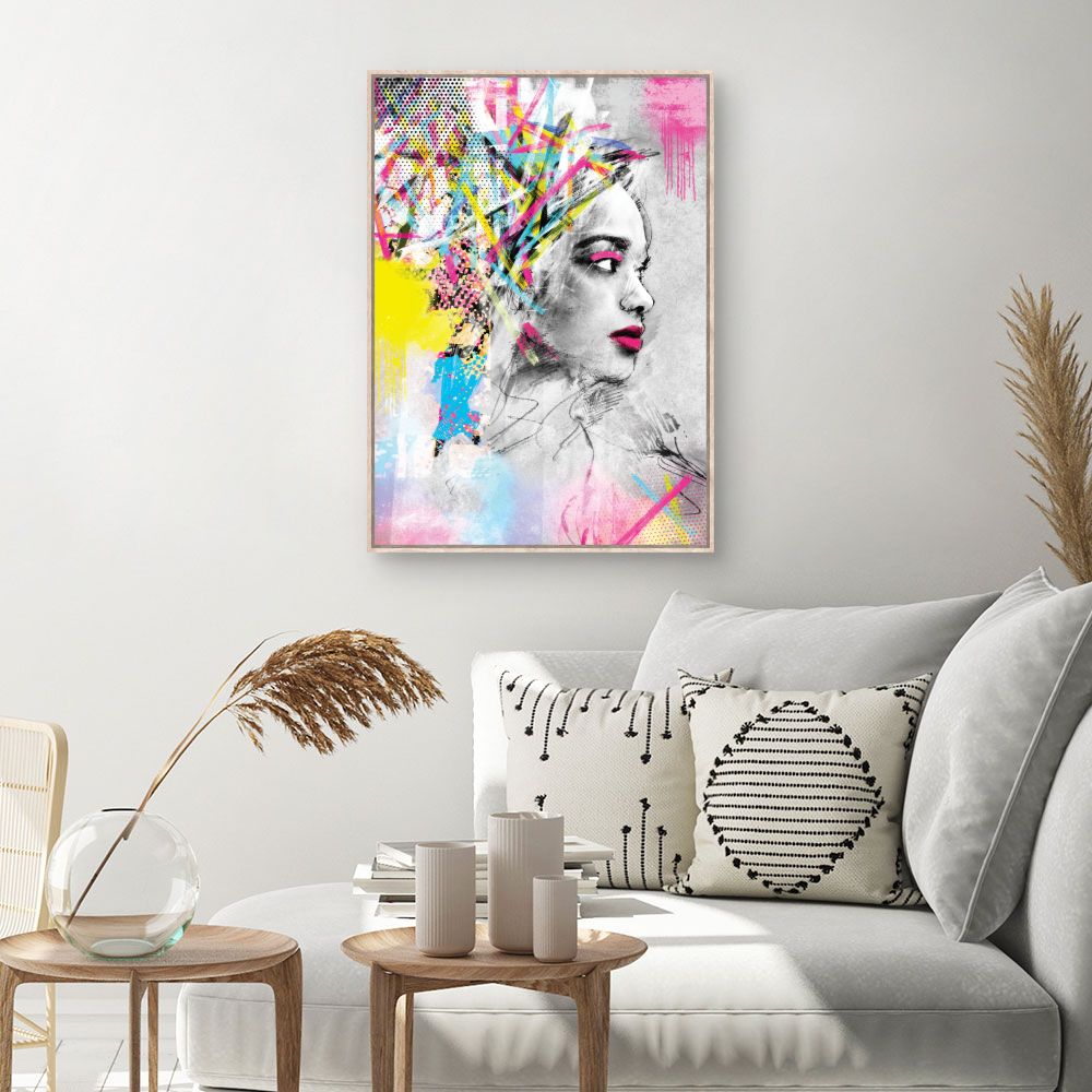Tableau Portrait vibrant