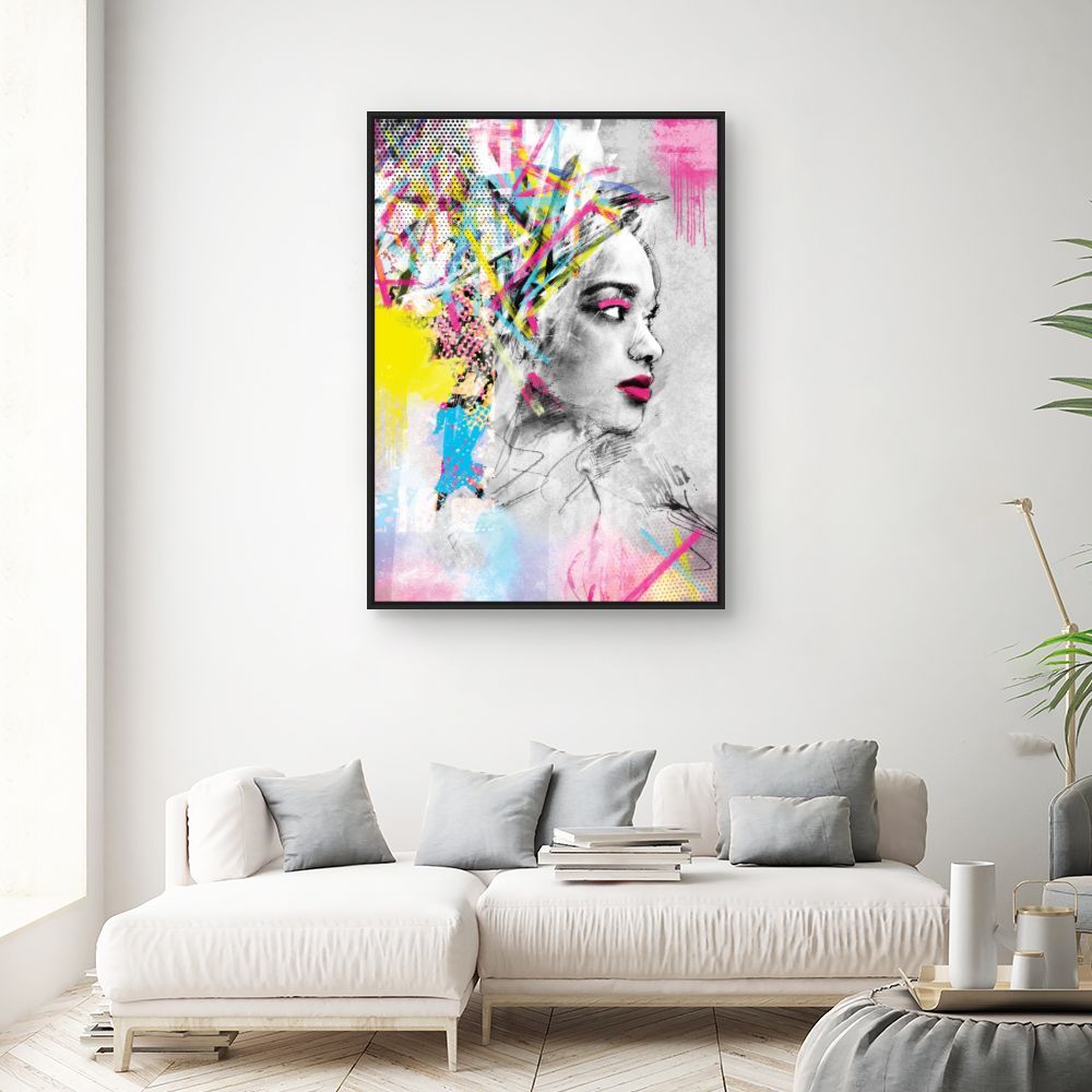 Tableau Portrait vibrant