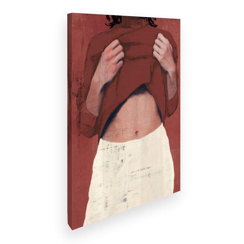 Toile Corps subtilement abstrait
