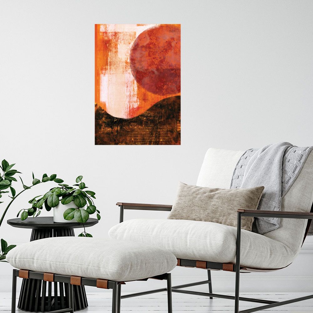 Affiche Soleil abstrait