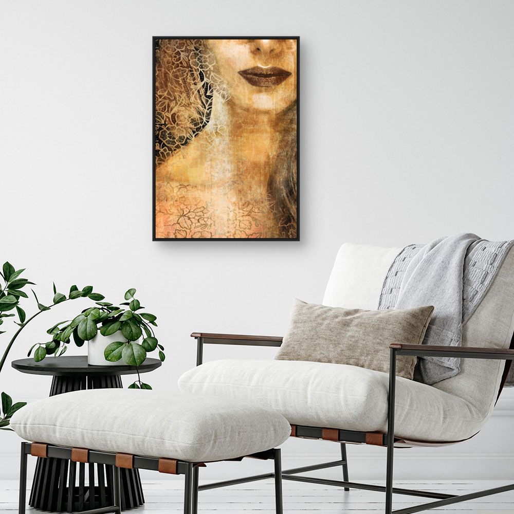 Tableau Féminité florale élégante