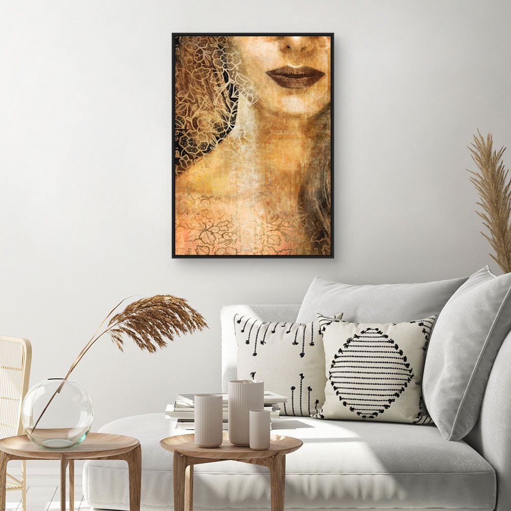 Tableau Féminité florale élégante